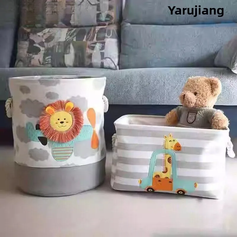 Children's Toy Storage Box Cartoon Fabric Plush Doll Dirty Clothes Basket Bucket Style Storage Organizer for Kids Foldable
Children's Toy Storage Box Cartoon Fabric Plush Doll Dirty Clothes Basket Bucket Style Storage Organizer for Kids Foldable