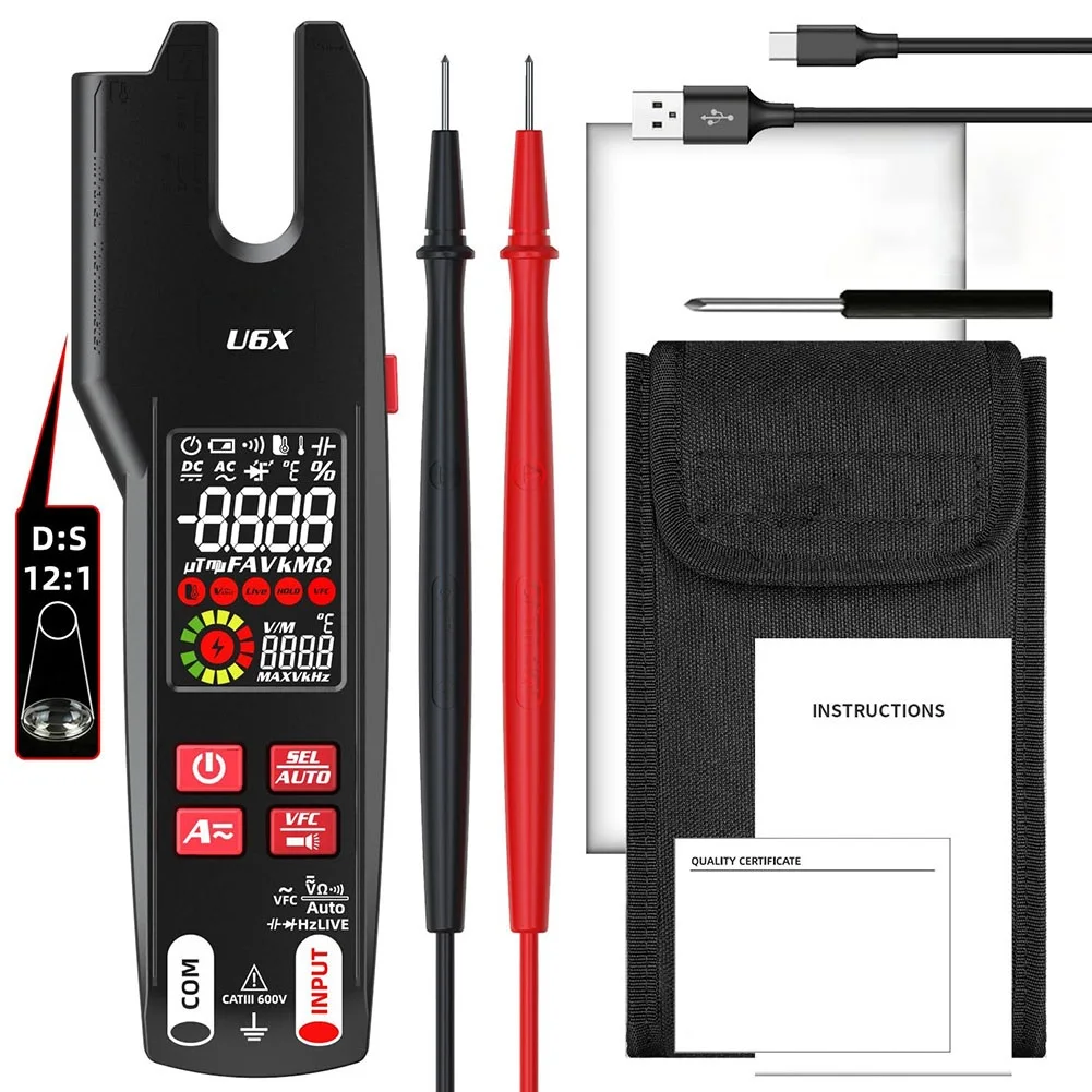 User friendly Open Jaw Multimeter with Advanced Features Including VFC Functionality and Infrared Temperature Measurement System
User friendly Open Jaw Multimeter with Advanced Features Including VFC Functionality and Infrared Temperature Measurement System
