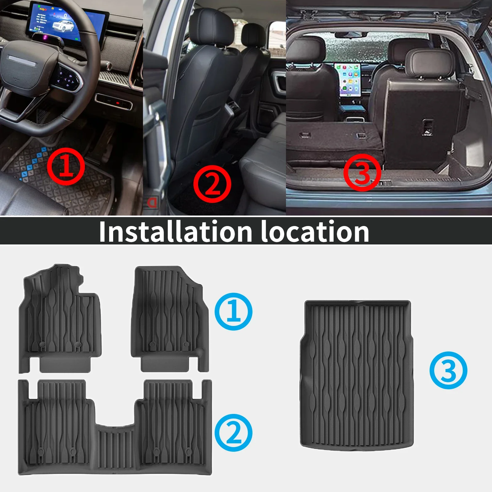 for BYD SEAL 5 Destroyer 05 2025 2026 Custom Fit TPE Car Trunk Mats Quick Clean Non-Slip Bottom All Season Use Accessories
for BYD SEAL 5 Destroyer 05 2025 2026 Custom Fit TPE Car Trunk Mats Quick Clean Non-Slip Bottom All Season Use Accessories