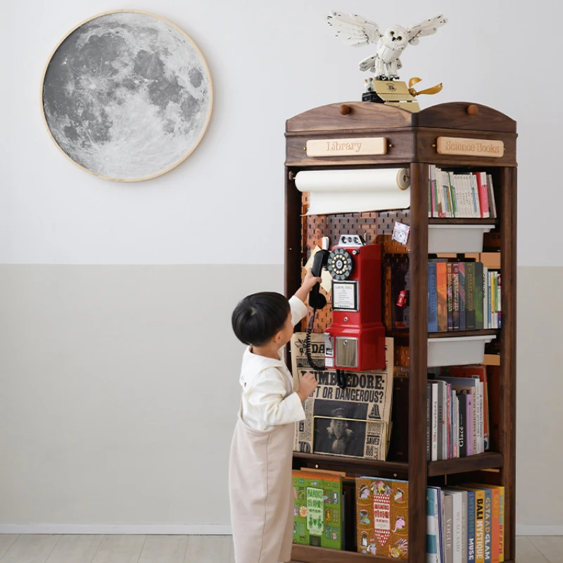 Bookshelf Children's solid wood 360-degree rotatable bookcase Floor-to-ceiling picture book rack Living room home
Bookshelf Children's solid wood 360-degree rotatable bookcase Floor-to-ceiling picture book rack Living room home