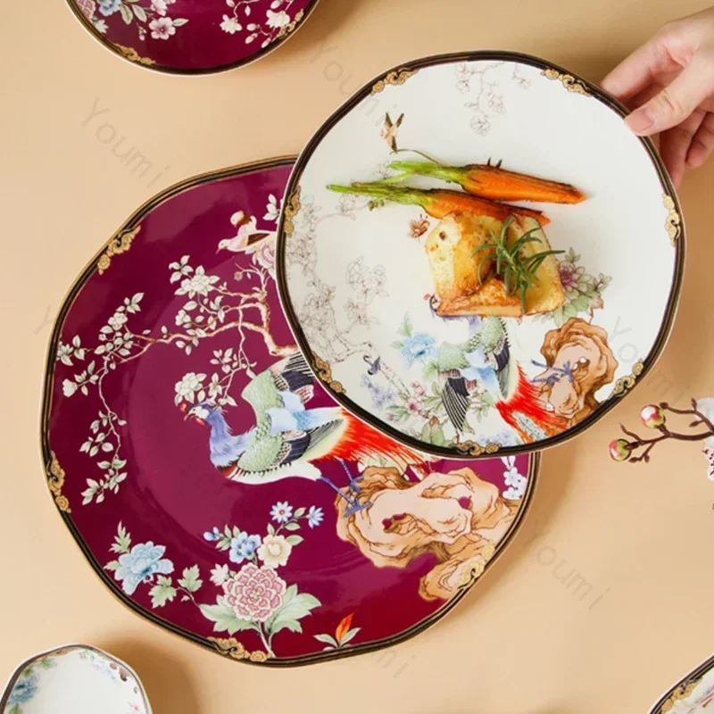 Light Luxury Ceramic Plate White Bird Blessing Style Western Dining Plate High End Tableware Set Salad Dishes Serving Tray
Light Luxury Ceramic Plate White Bird Blessing Style Western Dining Plate High End Tableware Set Salad Dishes Serving Tray
