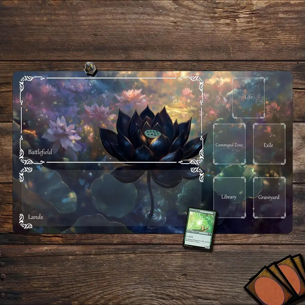 Magic Playmat card gaming mat with zones mtg playmat Dark Lotus Design Desk Mat gamer keypad expansion mousepad rubber anti-slip
Magic Playmat card gaming mat with zones mtg playmat Dark Lotus Design Desk Mat gamer keypad expansion mousepad rubber anti-slip