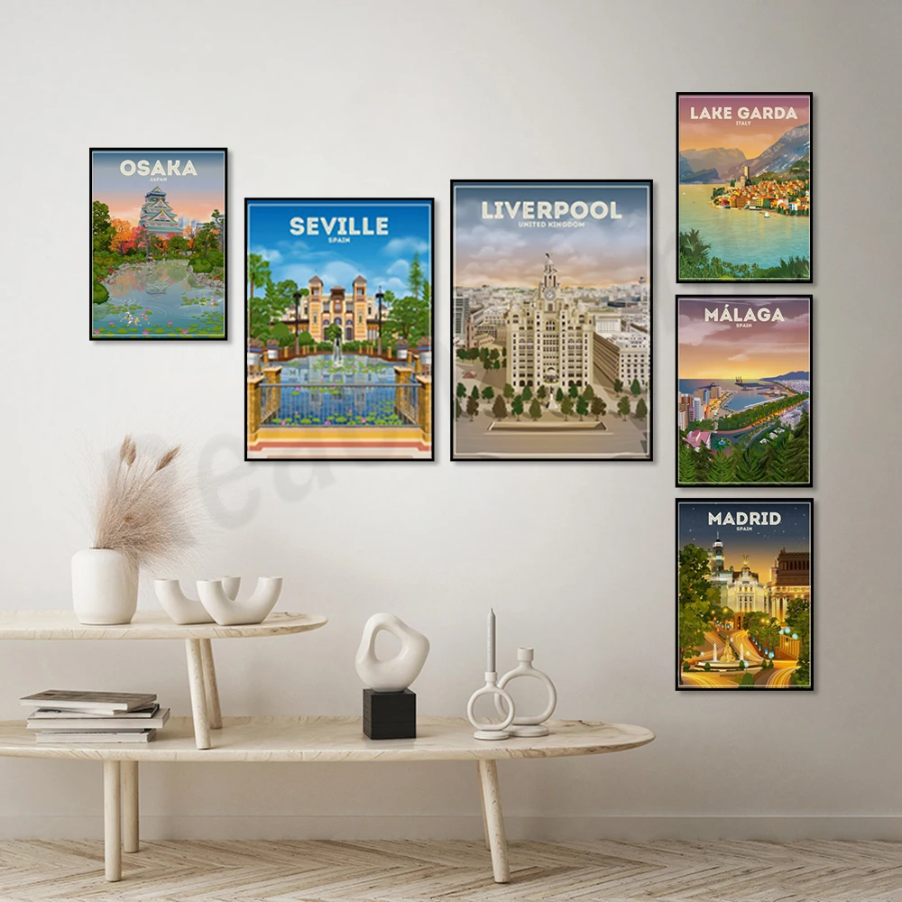 Japan, Liverpool, Madrid, Lake Garda, Manarola, Koh Samui Thailand, Mykonos, Spain, Seville, Germany Frankfurt travel poster
Japan, Liverpool, Madrid, Lake Garda, Manarola, Koh Samui Thailand, Mykonos, Spain, Seville, Germany Frankfurt travel poster