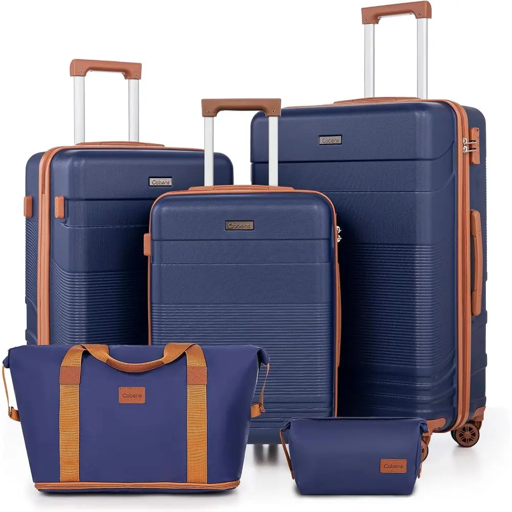 5-Piece Spinner Luggage Set, Lightweight Hardshell Suitcases for Men & Women, Carry-On Travel Set with ABS Hard Case
5-Piece Spinner Luggage Set, Lightweight Hardshell Suitcases for Men & Women, Carry-On Travel Set with ABS Hard Case