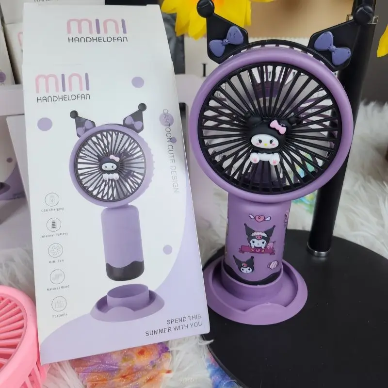 Kuromi Portable Handheld Fan, Strong Wind Desktop USB Fan for Office Outdoor, Cute Cartoon Cooling Device Gift for Girls Women
Kuromi Portable Handheld Fan, Strong Wind Desktop USB Fan for Office Outdoor, Cute Cartoon Cooling Device Gift for Girls Women