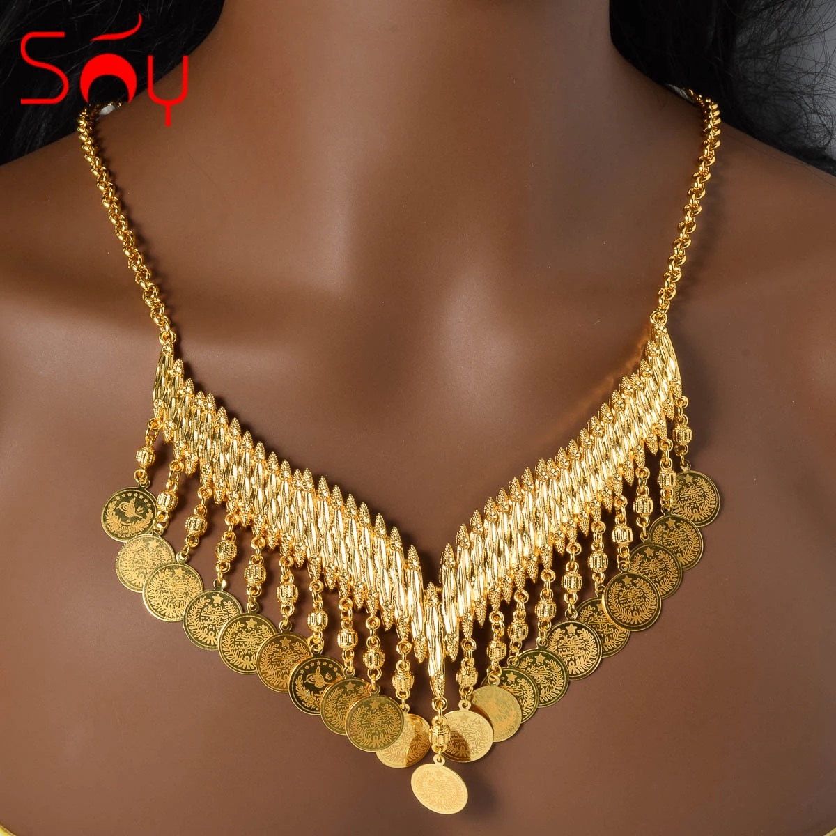 2024 Round 18k Gold Plated Pendant Necklaces for Women Metal Wedding Chain Necklace Bride New Fashion Jewelry Gift Accessories
2024 Round 18k Gold Plated Pendant Necklaces for Women Metal Wedding Chain Necklace Bride New Fashion Jewelry Gift Accessories