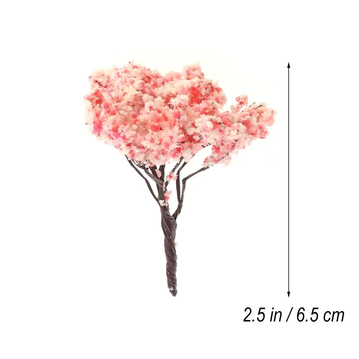 10 Pcs Cherry Blossom Trees Miniature Plastic Model Landscape Scenery Decorative Pink Flowers Plants for Garden Layout
10 Pcs Cherry Blossom Trees Miniature Plastic Model Landscape Scenery Decorative Pink Flowers Plants for Garden Layout