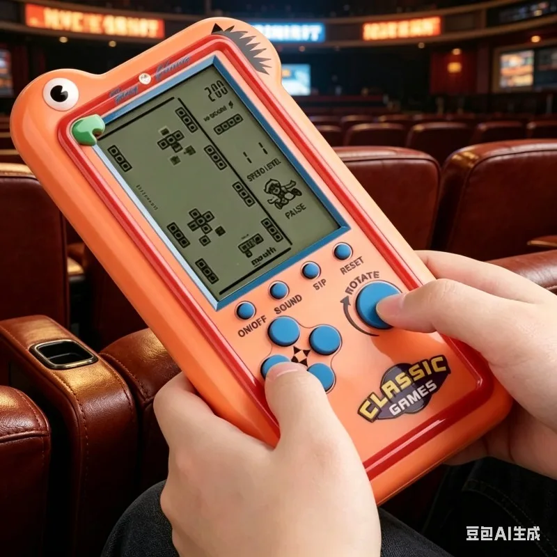 New Style Children Large Screen Game Console - Brick Game Console - Classic Fun Puzzle Toy
New Style Children Large Screen Game Console - Brick Game Console - Classic Fun Puzzle Toy