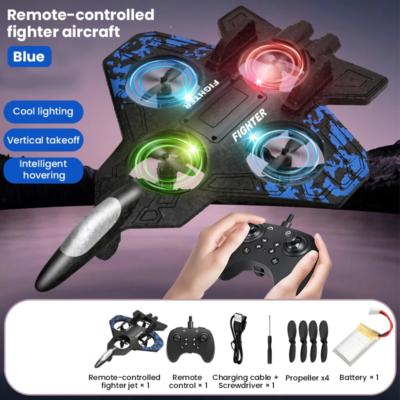 Glider Flying Helicopter Rc Hobby Jet Plane 2.4G Stunt Remote Control Foam Fighter Airplane Toy with Light Outdoor Flying Toys
Glider Flying Helicopter Rc Hobby Jet Plane 2.4G Stunt Remote Control Foam Fighter Airplane Toy with Light Outdoor Flying Toys