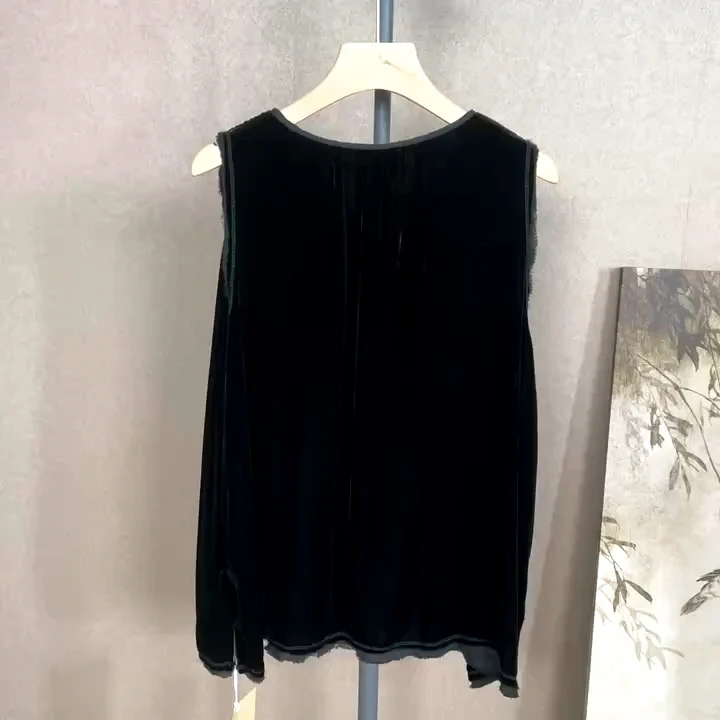 PengPengHome 7087 Жилет из шелкового бархата в винтажном стиле, свободного кроя, тонкий, летний, повседневный, цветной
PengPengHome 7087 Жилет из шелкового бархата в винтажном стиле, свободного кроя, тонкий, летний, повседневный, цветной