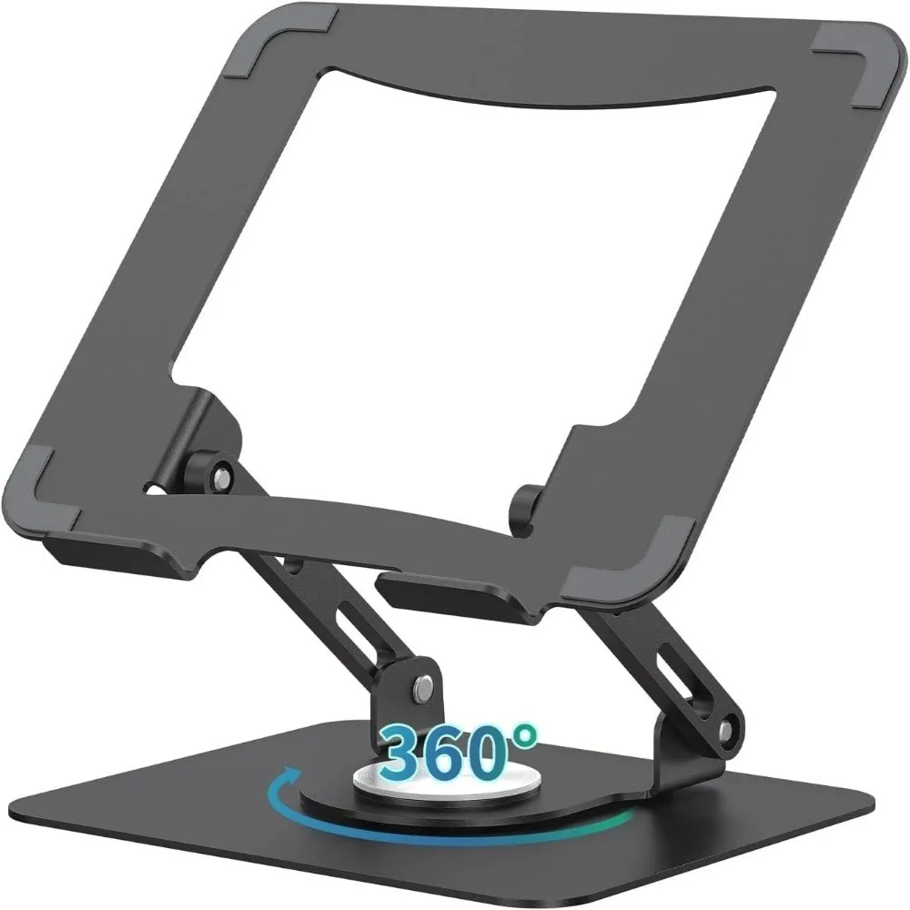 360 Rotating Base Notebook Computer Stand Foldable Lifter Tablet Holder Heat Dissipation Adjustable Computer Riser for Desk
360 Rotating Base Notebook Computer Stand Foldable Lifter Tablet Holder Heat Dissipation Adjustable Computer Riser for Desk