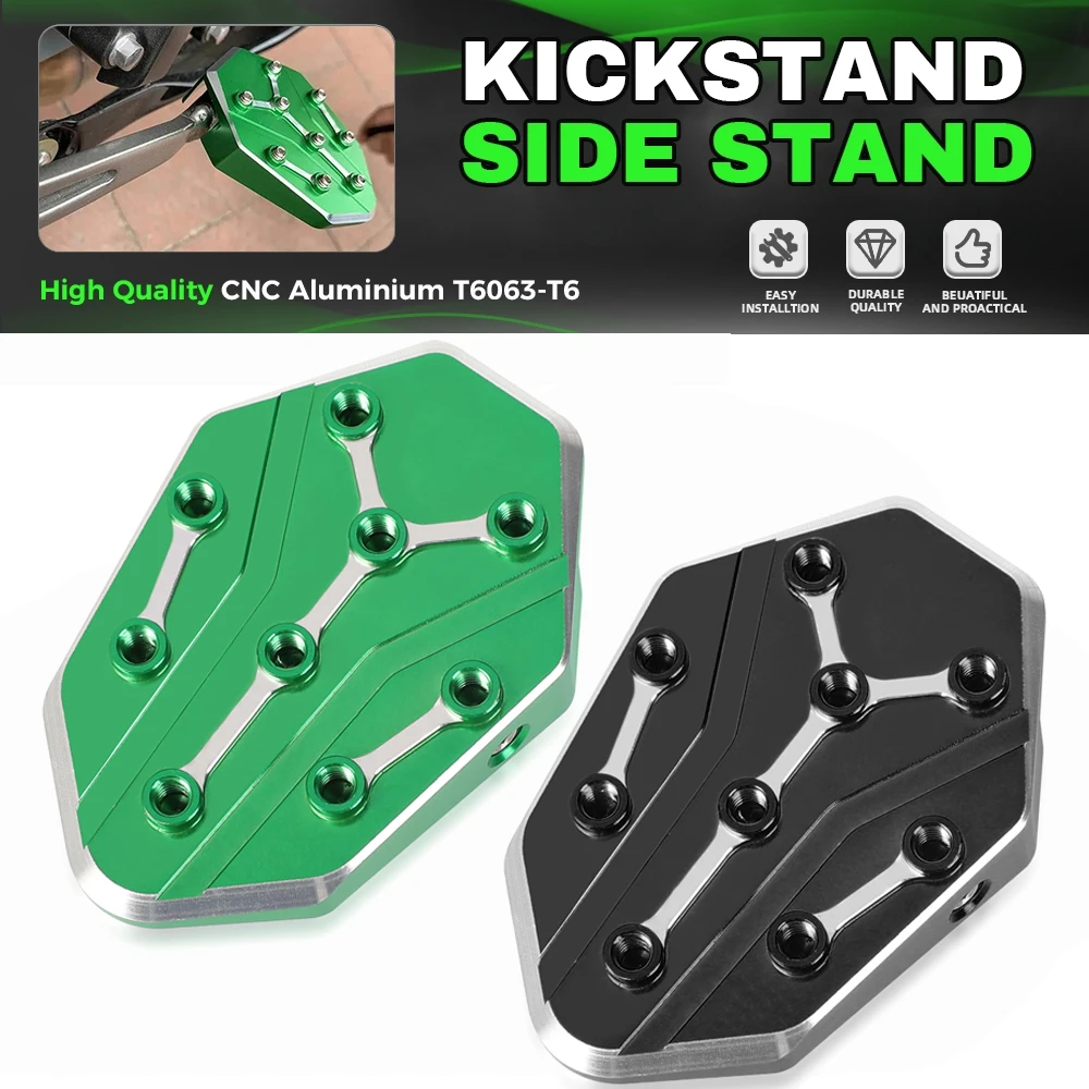 For KAWASAKI NINJA 300 650 1000 ER6F Ninja650 ZX10R ZX6R Motorcycle Kickstand Foot Side Stand Extension Pad Support Plate
For KAWASAKI NINJA 300 650 1000 ER6F Ninja650 ZX10R ZX6R Motorcycle Kickstand Foot Side Stand Extension Pad Support Plate