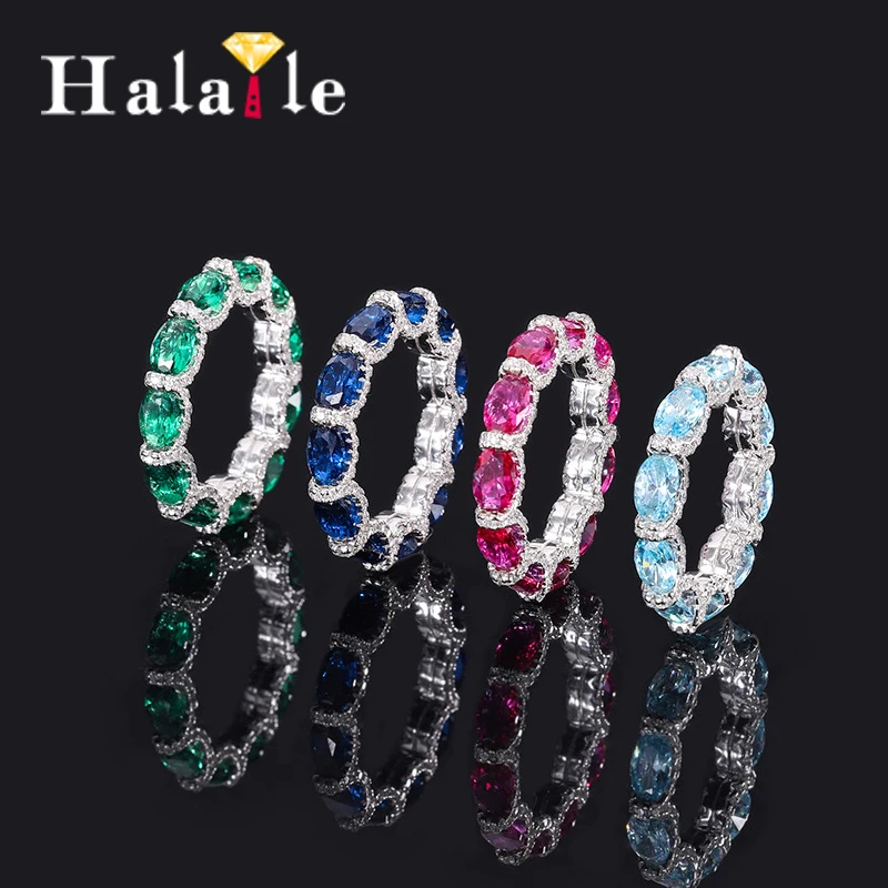 Halaile S925 стерлингового серебра овальной огранки с цирконом, ювелирные изделия, кольцо с высокоуглеродистым бриллиантом, элегантное ювелирное изделие, женский модный подарок на вечеринку
Halaile S925 стерлингового серебра овальной огранки с цирконом, ювелирные изделия, кольцо с высокоуглеродистым бриллиантом, элегантное ювелирное изделие, женский модный подарок на вечеринку