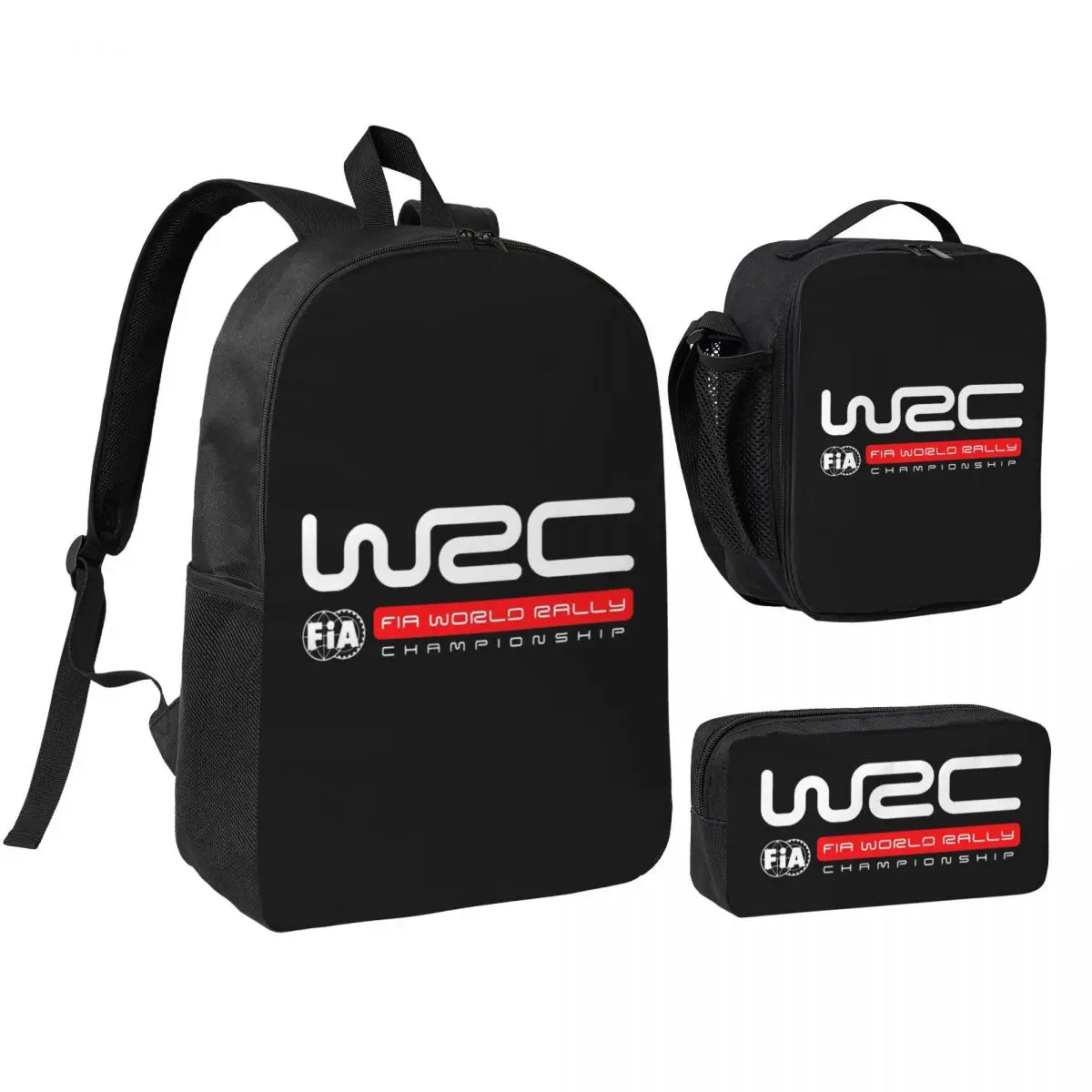 World Rally Championship WRC Backpack Student BookBag School Bag Computer Shoulder Bags 3ps Insulated Lunch Bag Pencil Case
World Rally Championship WRC Backpack Student BookBag School Bag Computer Shoulder Bags 3ps Insulated Lunch Bag Pencil Case