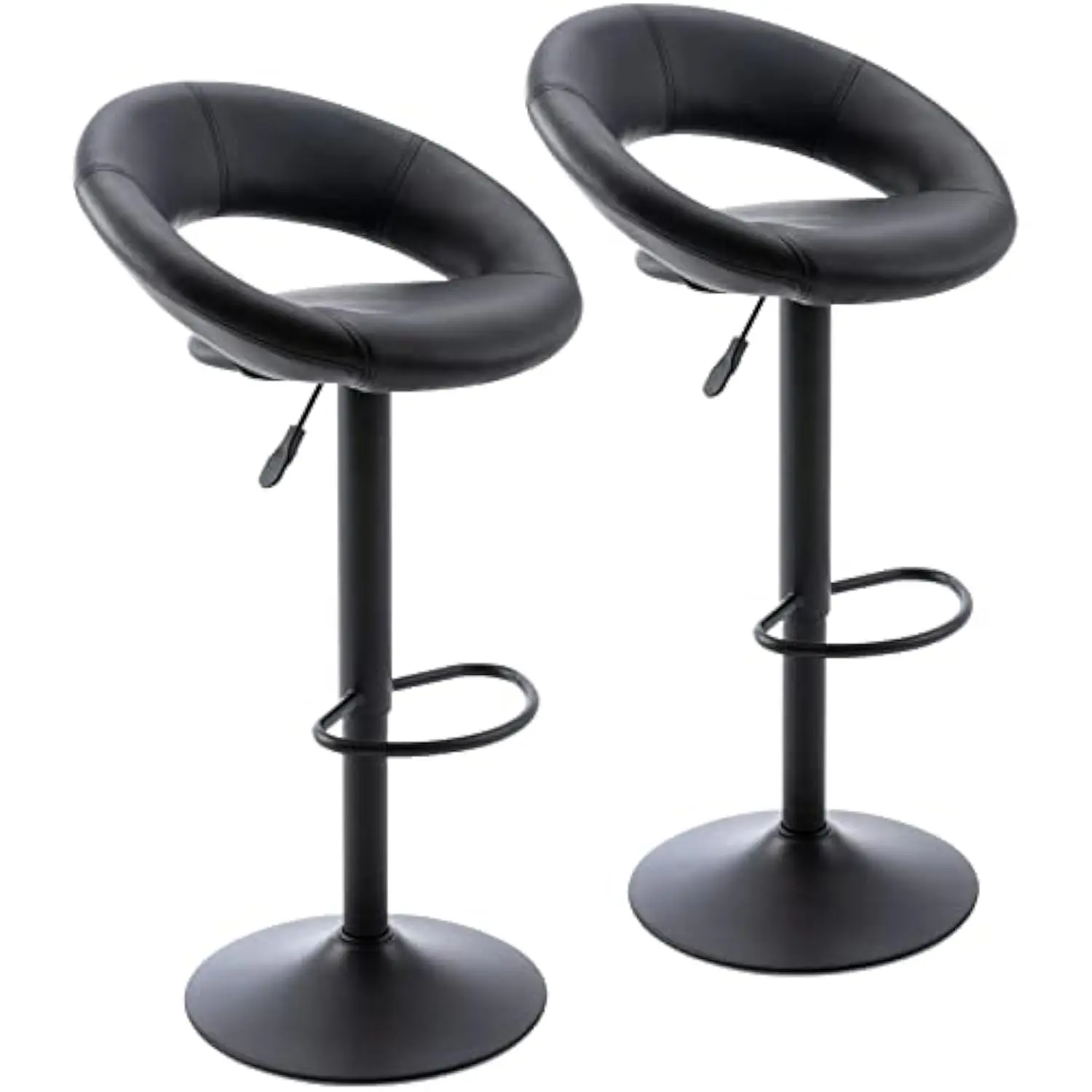 Adjustable Bar Stools, Modern Cute Pu Leather Swivel Barstools with Hollow Back, Airlift Counter Height Bar Chairs for Kitchen
Adjustable Bar Stools, Modern Cute Pu Leather Swivel Barstools with Hollow Back, Airlift Counter Height Bar Chairs for Kitchen