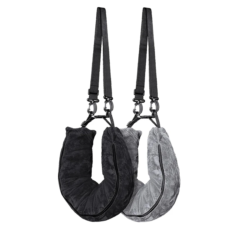 Hot Selling-2Pack Stuffable Travel Pillow For Extra Luggage, Velvet Travel Neck Pillow With Adjustable Neck Size, Fits About Tra
Hot Selling-2Pack Stuffable Travel Pillow For Extra Luggage, Velvet Travel Neck Pillow With Adjustable Neck Size, Fits About Tra