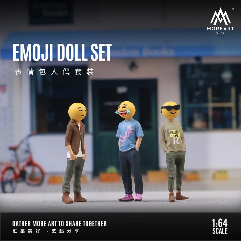 MoreArt 1:64 Emoji Doll Set Simulation Resin Model Collection Ornament Desktop Car Model Accessories Gift
MoreArt 1:64 Emoji Doll Set Simulation Resin Model Collection Ornament Desktop Car Model Accessories Gift