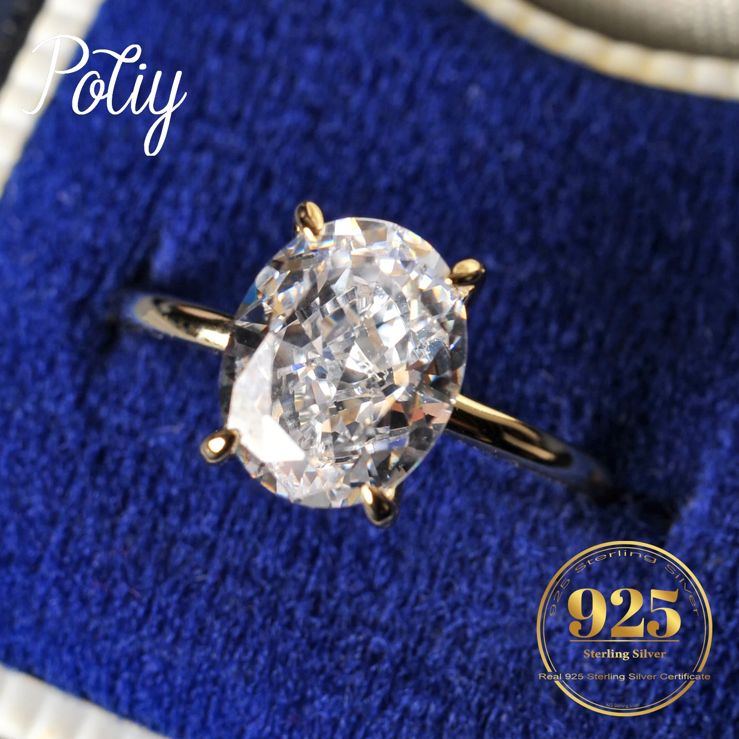 Potiy Винтаж 4 карата 5А овальной формы с кубическим цирконием пасьянс обручальное кольцо из стерлингового серебра 925 пробы белое желтое золото 14 карат
Potiy Винтаж 4 карата 5А овальной формы с кубическим цирконием пасьянс обручальное кольцо из стерлингового серебра 925 пробы белое желтое золото 14 карат