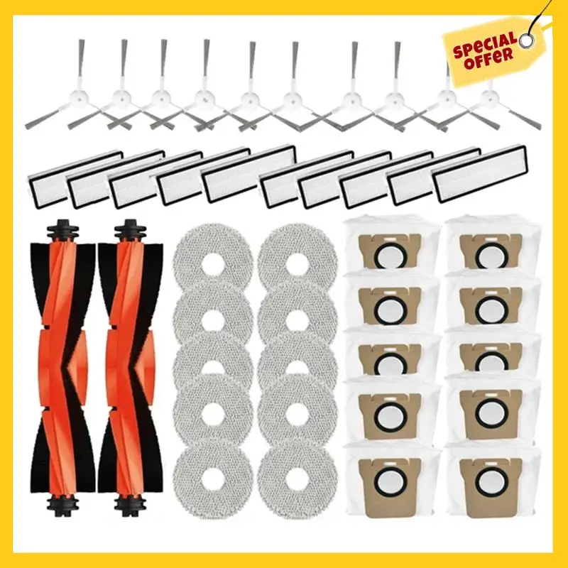 For Xiaomi Mijia Omni 2 C102CN / B101CN / B116CN / X10+ Plus Parts Accessories Roller Side Brush Hepa Filter Mop Bags
For Xiaomi Mijia Omni 2 C102CN / B101CN / B116CN / X10+ Plus Parts Accessories Roller Side Brush Hepa Filter Mop Bags