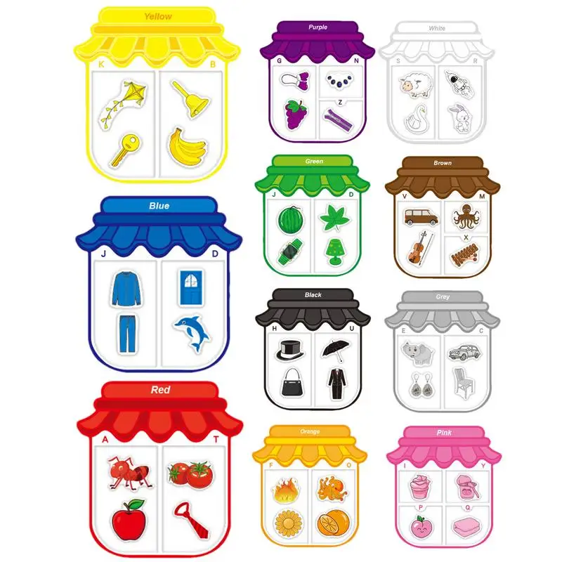 Color Sorting Fridge Magnets Learning Colors Recognition Magnets Preschool Educational Toy Letters Learning Game For Kids 3-6
Color Sorting Fridge Magnets Learning Colors Recognition Magnets Preschool Educational Toy Letters Learning Game For Kids 3-6