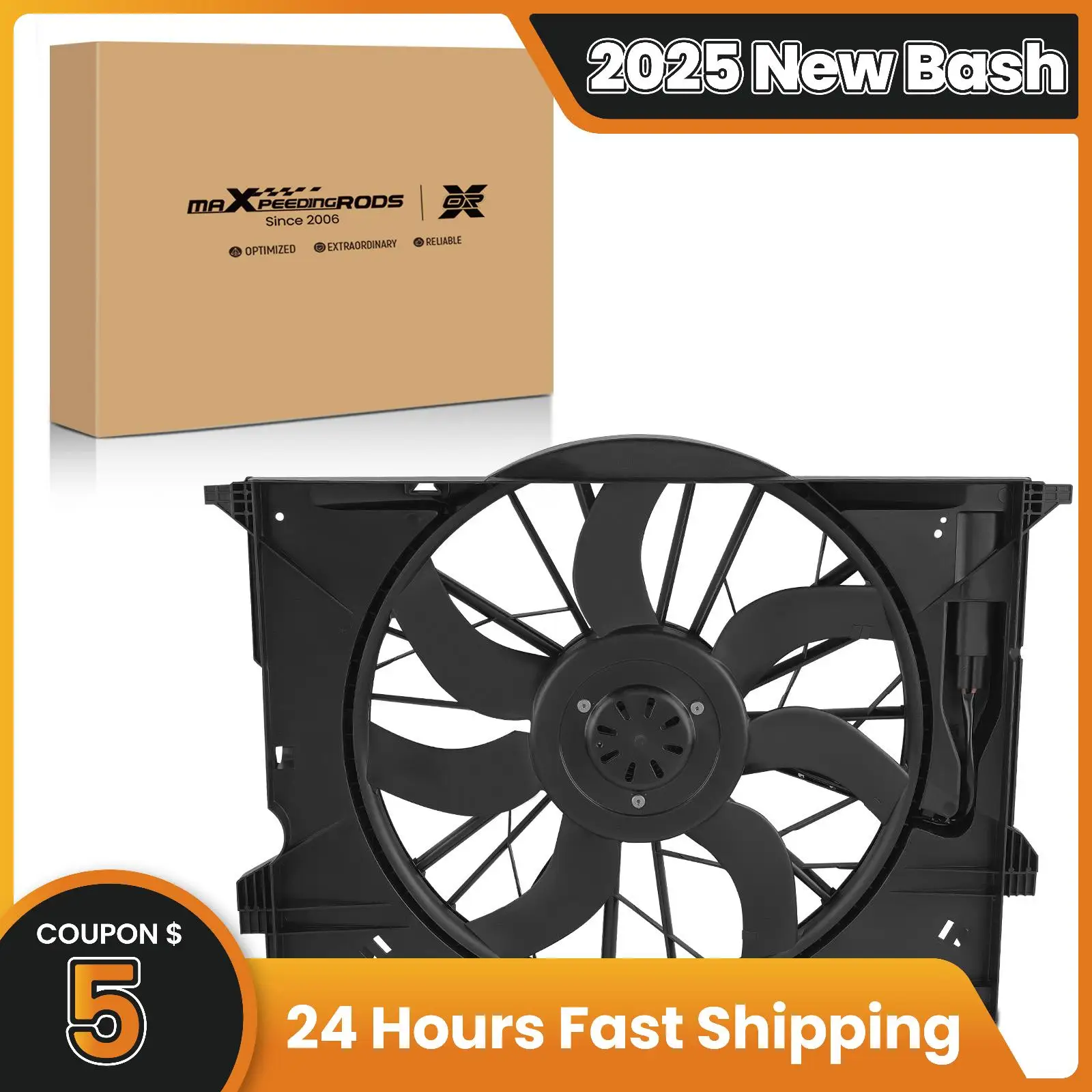 Radiator Cooling Fan Assembly 850W For Mercedes W163 ML55 AMG 2000-2002 2003 A1635000293 A1635000393
Radiator Cooling Fan Assembly 850W For Mercedes W163 ML55 AMG 2000-2002 2003 A1635000293 A1635000393