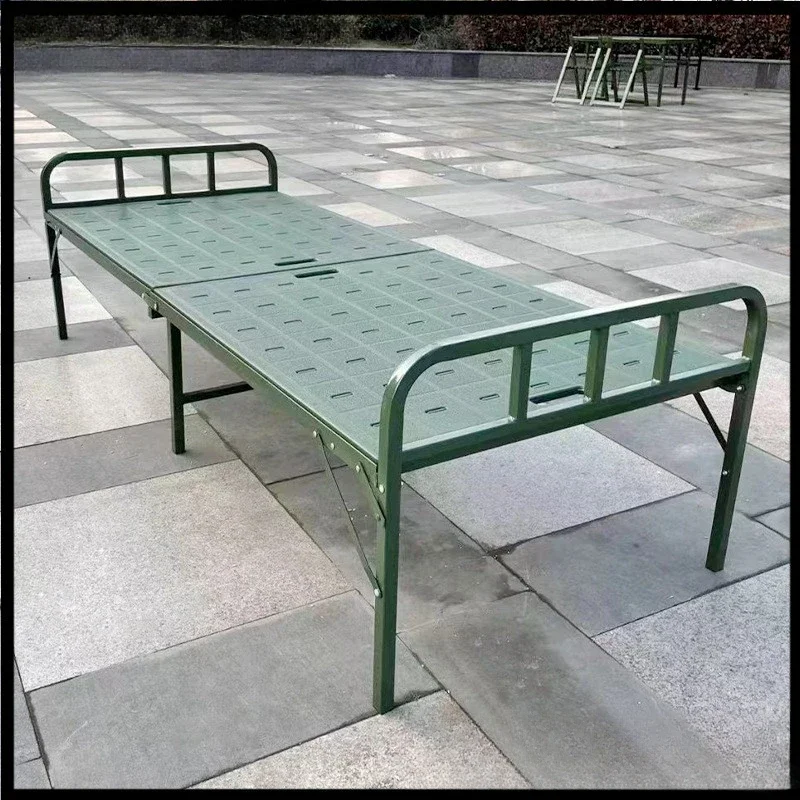 Plastic steel outdoor field folding bed, portable marching , military green training bed
Plastic steel outdoor field folding bed, portable marching , military green training bed