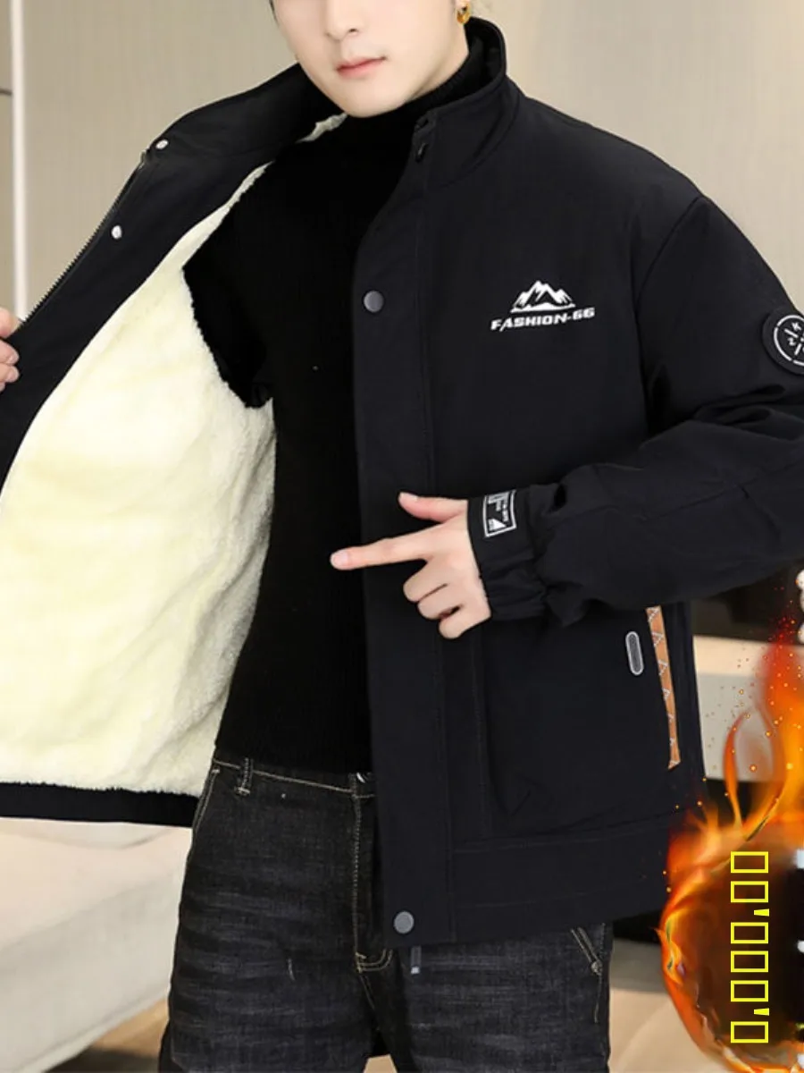 New Men's Fce Lined Jaet Thiened Casual Workwear Trendy Autumn Winter Warm Outerwear Stand Collar Cotton Clothes
New Men's Fce Lined Jaet Thiened Casual Workwear Trendy Autumn Winter Warm Outerwear Stand Collar Cotton Clothes