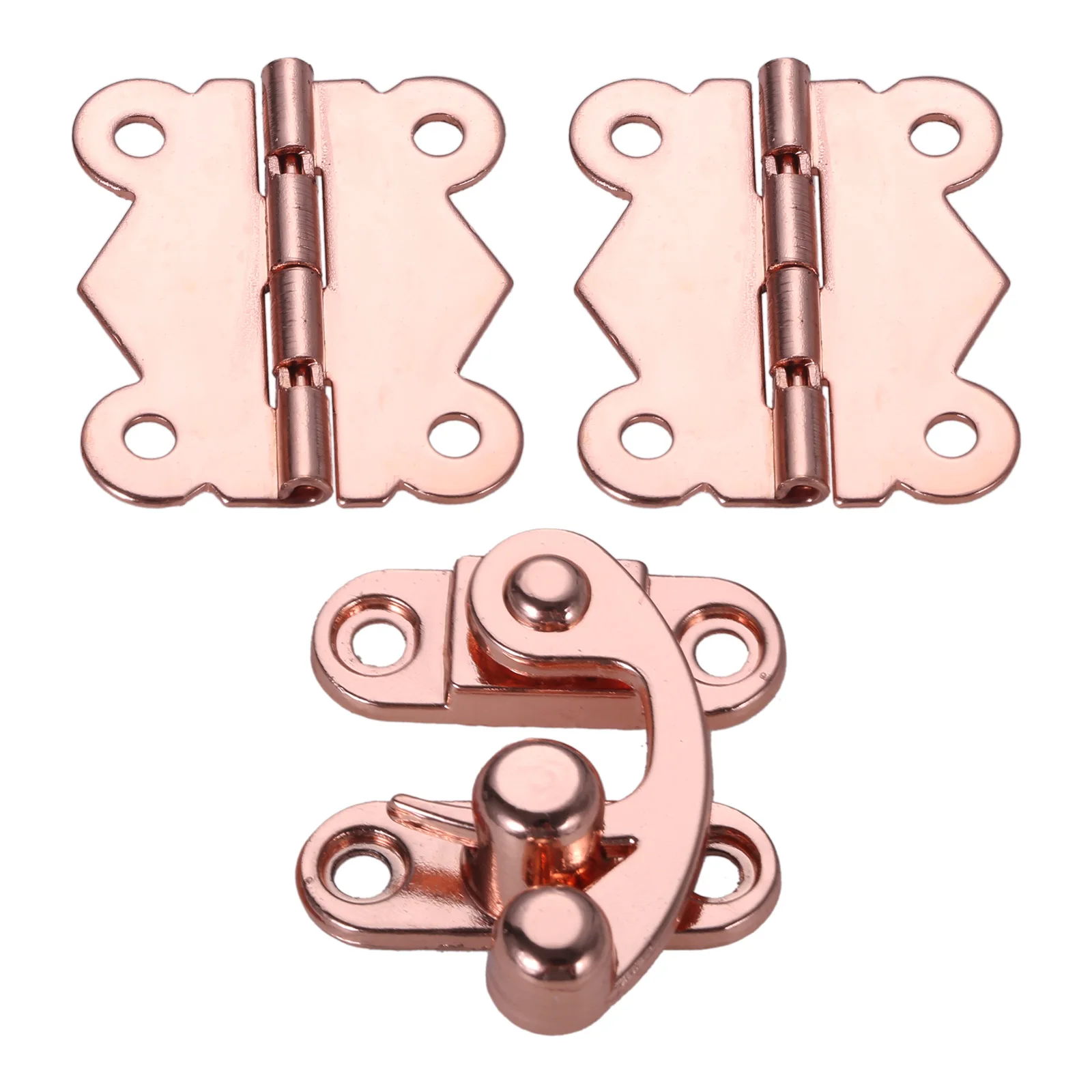 1Pcs Cabinet Hasp Latch Lock With 2 Cabinet Hinges Rose Gold Cabinet Drawer Decorate Hinge For Furniture
1Pcs Cabinet Hasp Latch Lock With 2 Cabinet Hinges Rose Gold Cabinet Drawer Decorate Hinge For Furniture