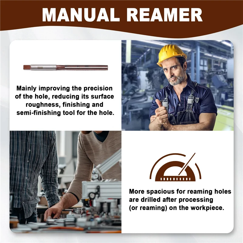 Y17A 5 шт. набор ручных разверток с флейтами H8, набор ручных разверток с прямым хвостовиком, 4 мм/5 мм/6 мм/8 мм/10 мм
Y17A 5 шт. набор ручных разверток с флейтами H8, набор ручных разверток с прямым хвостовиком, 4 мм/5 мм/6 мм/8 мм/10 мм