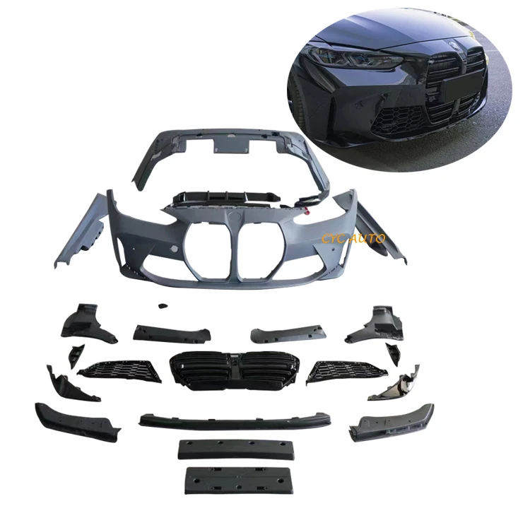 4 Series G22 Modified G82 M4 style full bumper with Exhaust tips for Bodykit car 2020 2021
4 Series G22 Modified G82 M4 style full bumper with Exhaust tips for Bodykit car 2020 2021