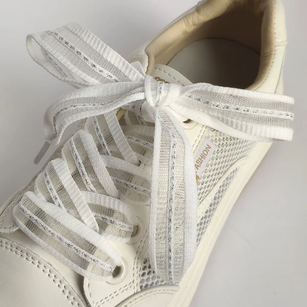 New 2cm Bow Wide Rope Solid Color Satin Silk Ribbon Snow Yarn Shoe Laces Ultra-thin Low-top Canvas Shoe Laces
New 2cm Bow Wide Rope Solid Color Satin Silk Ribbon Snow Yarn Shoe Laces Ultra-thin Low-top Canvas Shoe Laces