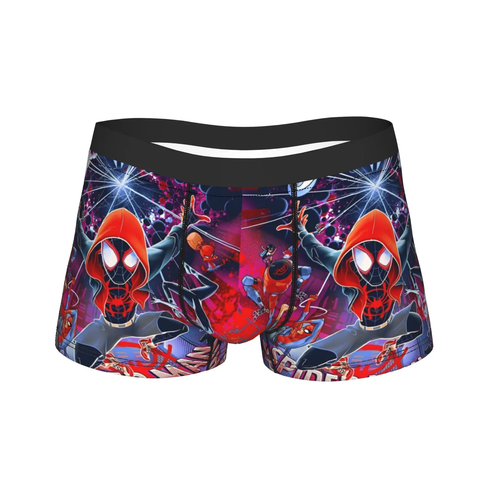 Men Spider-Man Into The Spider-Verse Boxer Briefs Shorts Panties Soft Underwear Comic Superhero Male Humor Plus Size Underpants
Men Spider-Man Into The Spider-Verse Boxer Briefs Shorts Panties Soft Underwear Comic Superhero Male Humor Plus Size Underpants