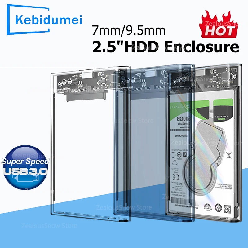 USB3.1 External HDD Case 2.5 Inch Clear Hard Drive Enclosure Fast 5Gbps USB to Micro Type-C SATA HDD SSD Harddisk Storage Case
USB3.1 External HDD Case 2.5 Inch Clear Hard Drive Enclosure Fast 5Gbps USB to Micro Type-C SATA HDD SSD Harddisk Storage Case