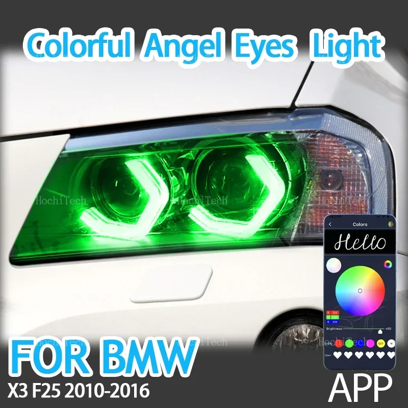 M4 Style RGB Colorful Light Ring App Control DRL LED Angel Eyes Kit для BMW X3 F25 2010-2016 xDrive25i 30i 18d xDrive20d 30d 35d
M4 Style RGB Colorful Light Ring App Control DRL LED Angel Eyes Kit для BMW X3 F25 2010-2016 xDrive25i 30i 18d xDrive20d 30d 35d