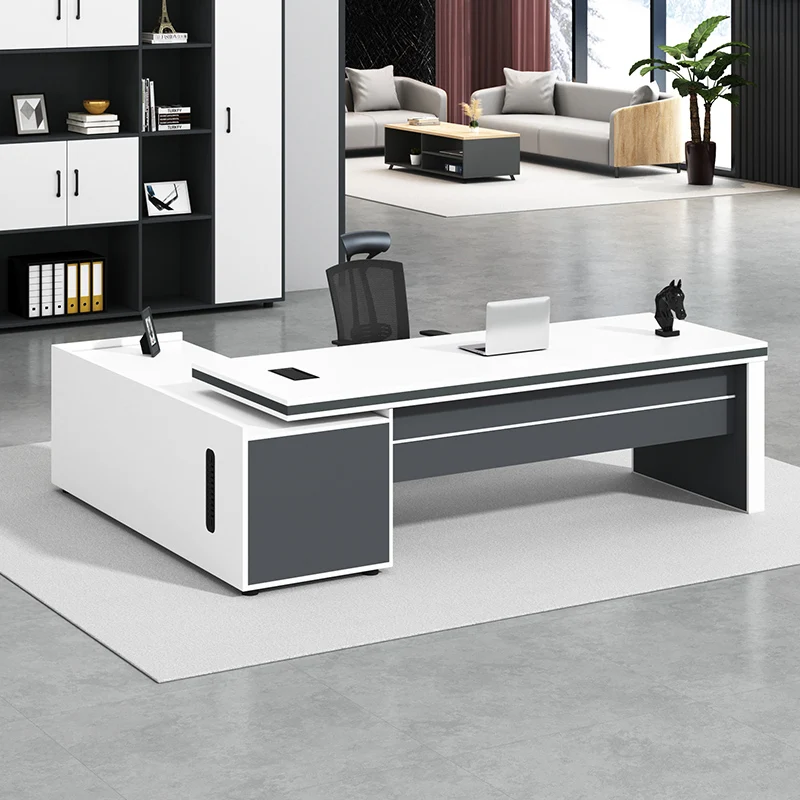 Lshaped Computer Office Desk Modern White Gaming Study Office Desk Aesthetic Minimalist Escritorio Oficina Commercial Furniture
Lshaped Computer Office Desk Modern White Gaming Study Office Desk Aesthetic Minimalist Escritorio Oficina Commercial Furniture