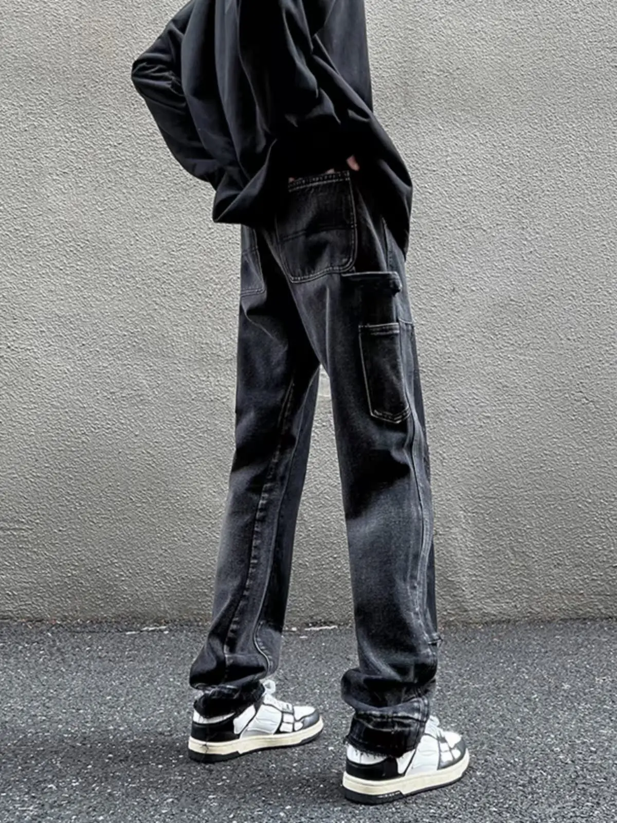 High Street Sle Men's Slim Straight Jeans American Hip Hop Patchwork Design Casual Wear Multi ket Detail Wear Resistant
High Street Sle Men's Slim Straight Jeans American Hip Hop Patchwork Design Casual Wear Multi ket Detail Wear Resistant