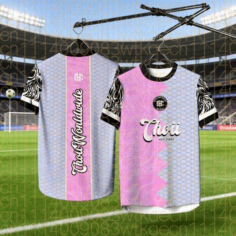 Summer Men's T Shirt Fashion Sport Wear Casual Short Sleeve Pullover Soccer Tops Loose Breathable Male Clothing Family Kids Tees
Summer Men's T Shirt Fashion Sport Wear Casual Short Sleeve Pullover Soccer Tops Loose Breathable Male Clothing Family Kids Tees