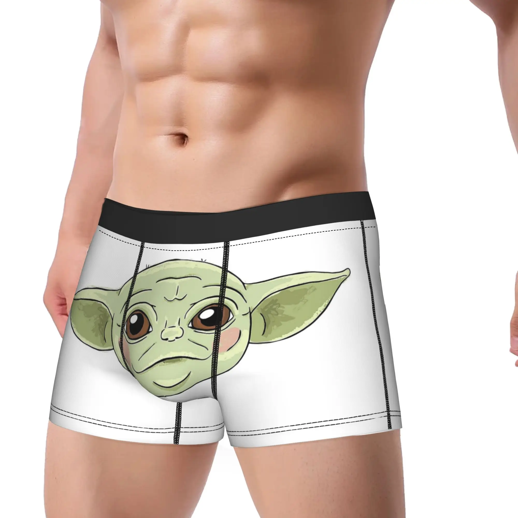 Sexy Boxer Shorts Panties Briefs Man Baby Yoda Underwear Mandalorian StarWars Breathable Underpants for Homme M-XXL
Sexy Boxer Shorts Panties Briefs Man Baby Yoda Underwear Mandalorian StarWars Breathable Underpants for Homme M-XXL