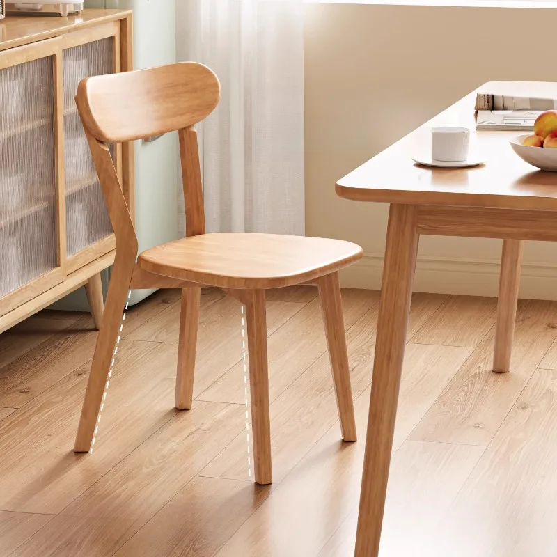 Легкий стул для патио из цельного дерева, современный домашний обеденный стол со спинкой, простой ретро-акцент, расслабляющий стул, комод, мебель
Легкий стул для патио из цельного дерева, современный домашний обеденный стол со спинкой, простой ретро-акцент, расслабляющий стул, комод, мебель