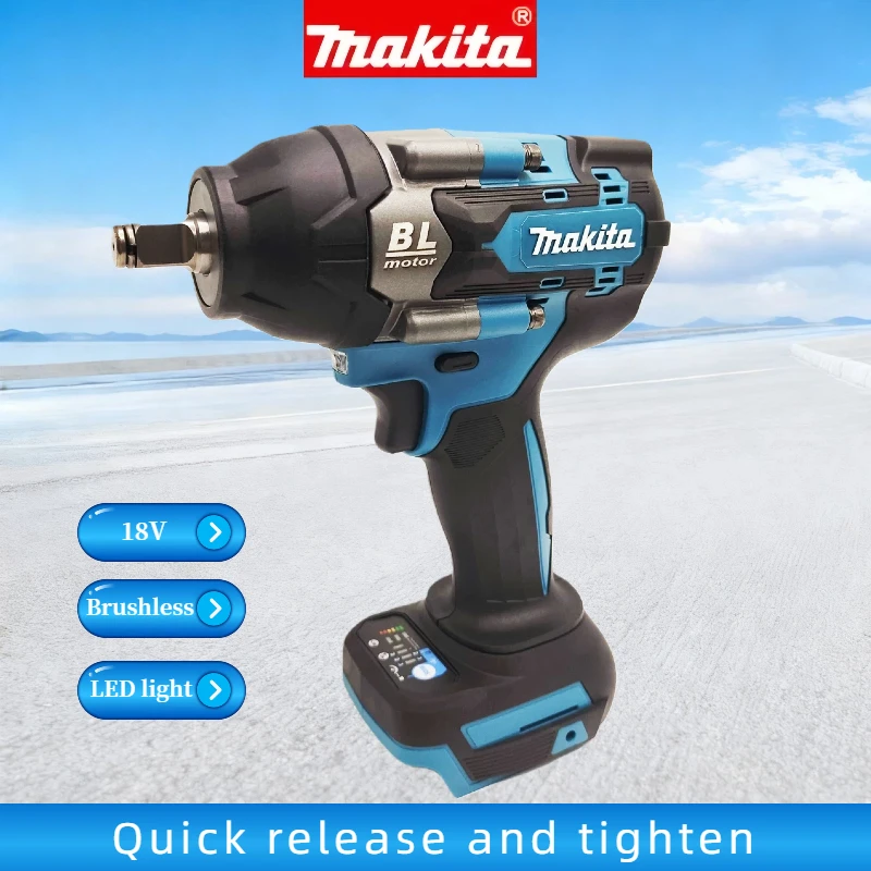 Бесщеточная электрическая отвертка Makita DTW700, аккумуляторная дрель, для аккумулятора 18 В, голая машина
Бесщеточная электрическая отвертка Makita DTW700, аккумуляторная дрель, для аккумулятора 18 В, голая машина