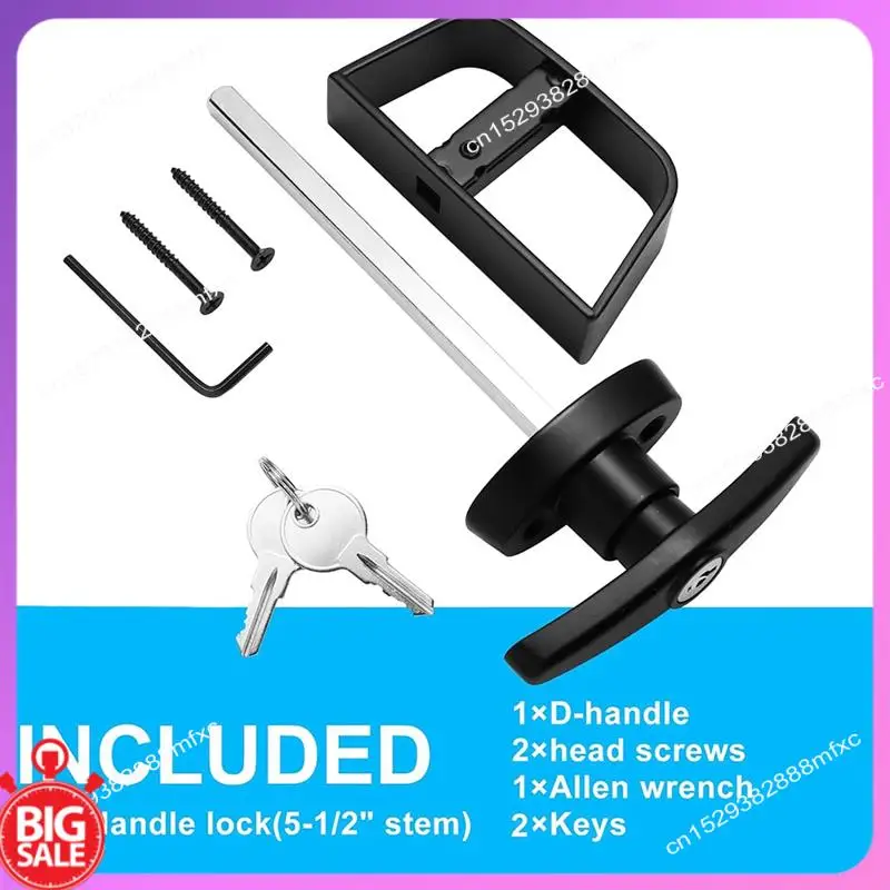 Big Deal Secure Shed Door T-Handle Lock Kit With Two Keys For Storage Barn And Chicken Coops, Safety Enhanced, 5.5 Inch Stem
Big Deal Secure Shed Door T-Handle Lock Kit With Two Keys For Storage Barn And Chicken Coops, Safety Enhanced, 5.5 Inch Stem