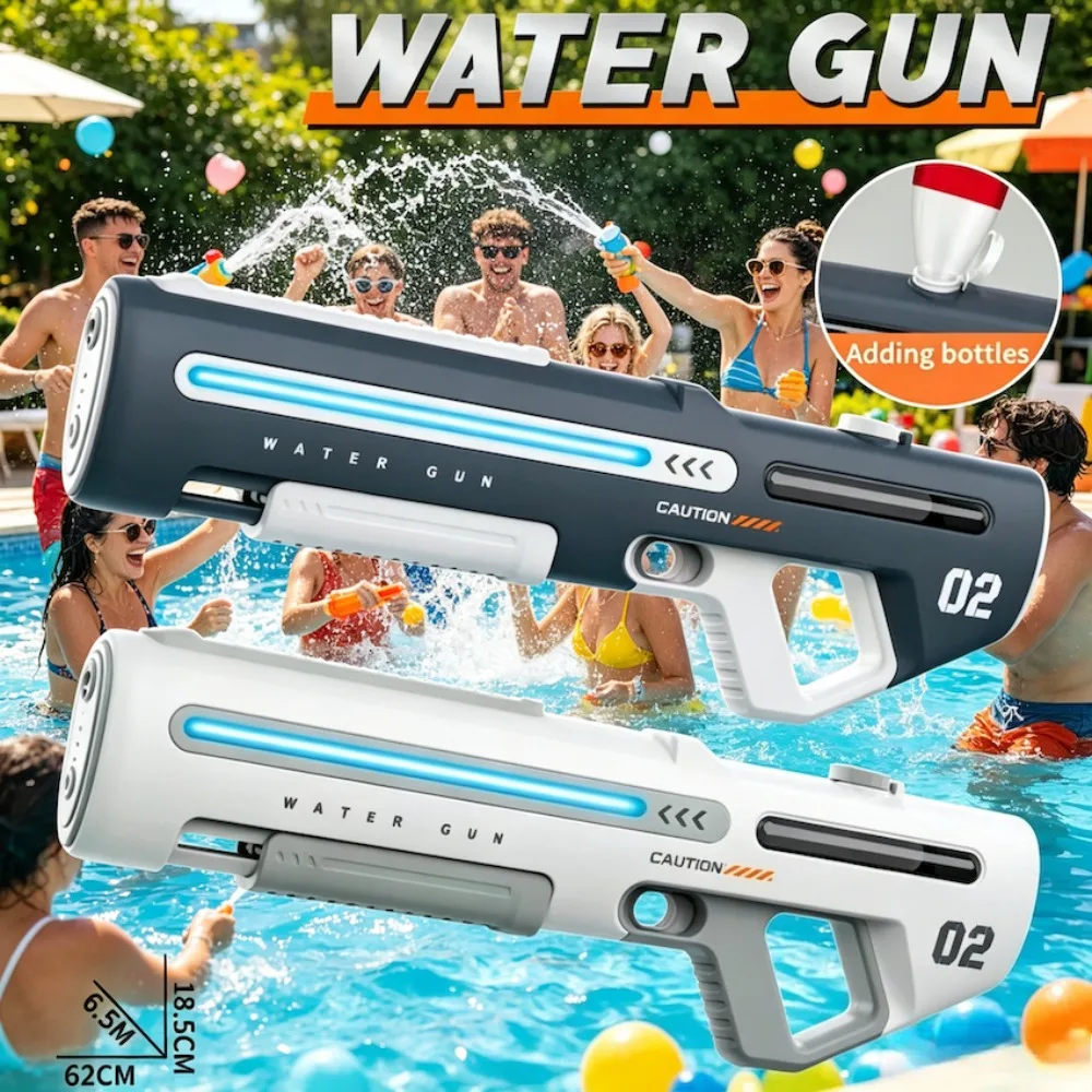 Pulse Electric Water Guns Toy Full Automatic Shooting Water Blaster Summer Outdoor Beach Fight Games Toy for Adult
Pulse Electric Water Guns Toy Full Automatic Shooting Water Blaster Summer Outdoor Beach Fight Games Toy for Adult