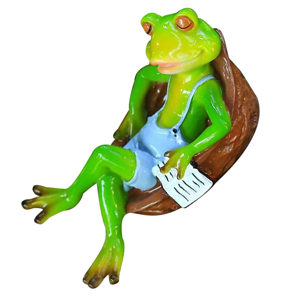 Frog Ornaments Adorable Figurine Statue Decor Creative Resin Cartoon Decorate Desk Sculpture
Frog Ornaments Adorable Figurine Statue Decor Creative Resin Cartoon Decorate Desk Sculpture
