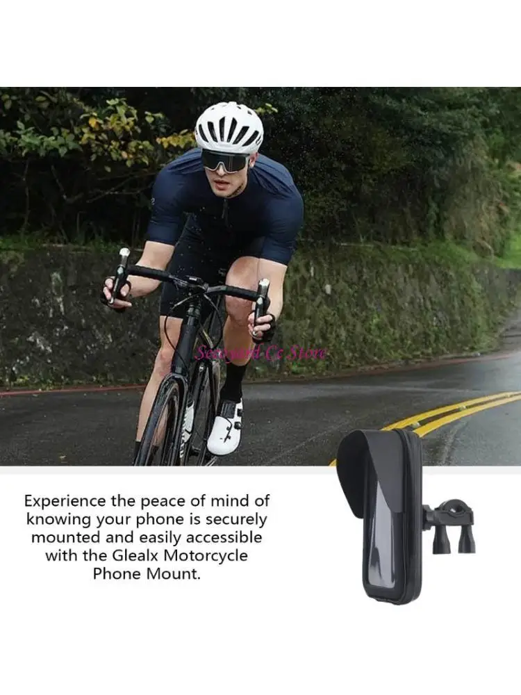 N3UC Handlebar Phone Holder Motorbike Phone Bag with Sunvisor 360 Degree Rotating Mount Holder for Phone Up to 6.5inch
N3UC Handlebar Phone Holder Motorbike Phone Bag with Sunvisor 360 Degree Rotating Mount Holder for Phone Up to 6.5inch