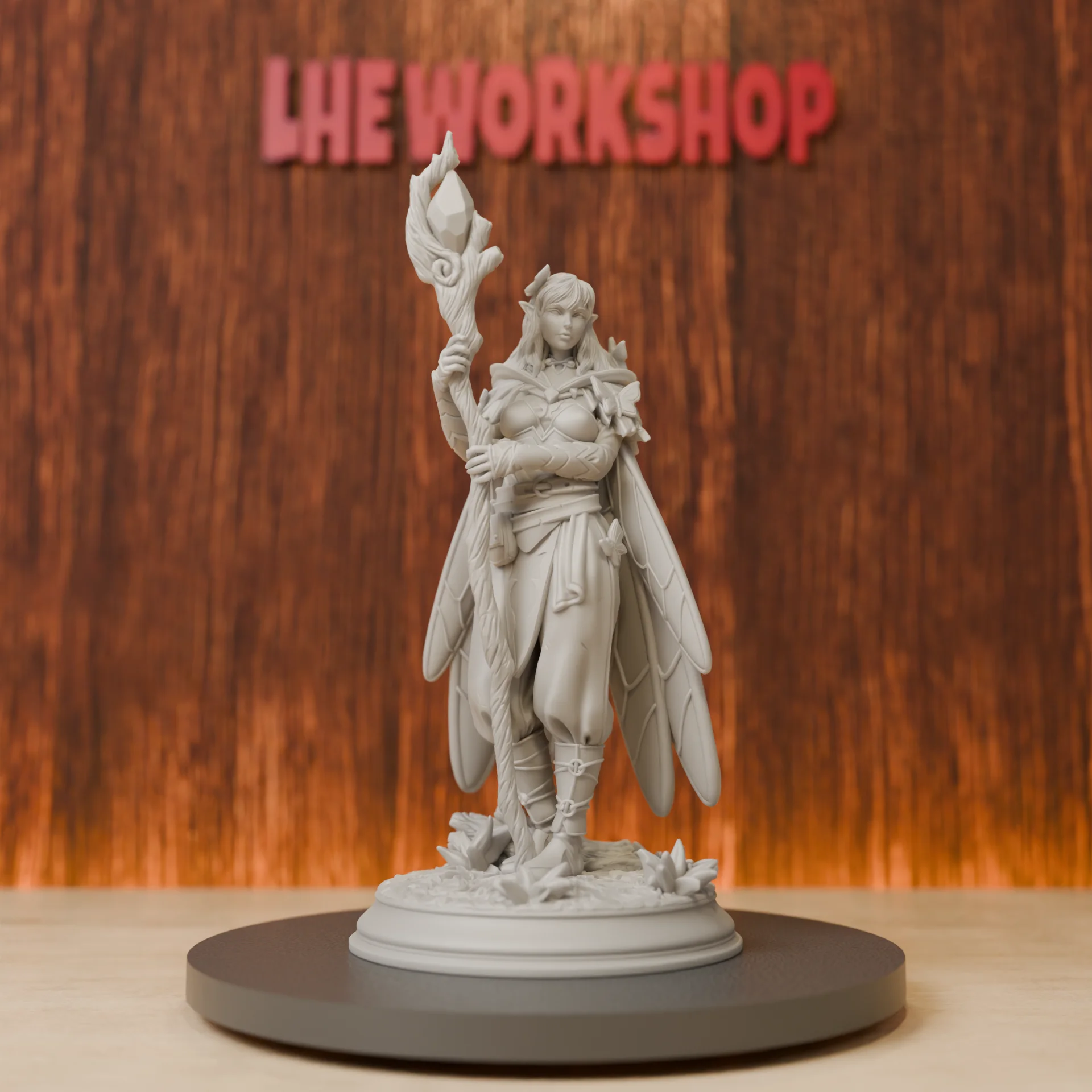 Elf Female Druid Miniatures | 28mm-75mm | Resin 3D Printed DND Pathfinder Mini | Unpainted Grey
Elf Female Druid Miniatures | 28mm-75mm | Resin 3D Printed DND Pathfinder Mini | Unpainted Grey