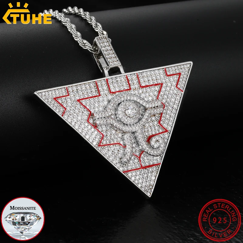 TUHE Certified Moissanite Horus Eye pendant Necklace 925 Sterling Silver For Men Women Hip Hop Jewelry Party Gift
TUHE Certified Moissanite Horus Eye pendant Necklace 925 Sterling Silver For Men Women Hip Hop Jewelry Party Gift