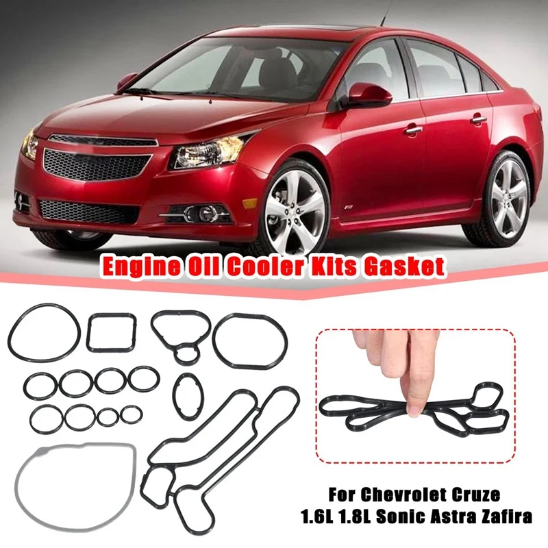 1.6L 1.8L Cooling System Oil Seal Cooler Gasket Seals For Chevrolet Cruze Sonic Astra Zafira 24445723 55354072 55354071
1.6L 1.8L Cooling System Oil Seal Cooler Gasket Seals For Chevrolet Cruze Sonic Astra Zafira 24445723 55354072 55354071