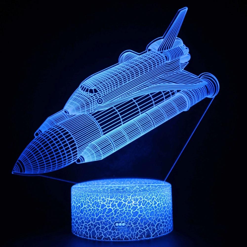 Nighdn Acrylic 3D Night Light Rocket Optical Illusion Lamp Birthday Gift for Kids Boys Girls Living Room Decor LED Night Light
Nighdn Acrylic 3D Night Light Rocket Optical Illusion Lamp Birthday Gift for Kids Boys Girls Living Room Decor LED Night Light