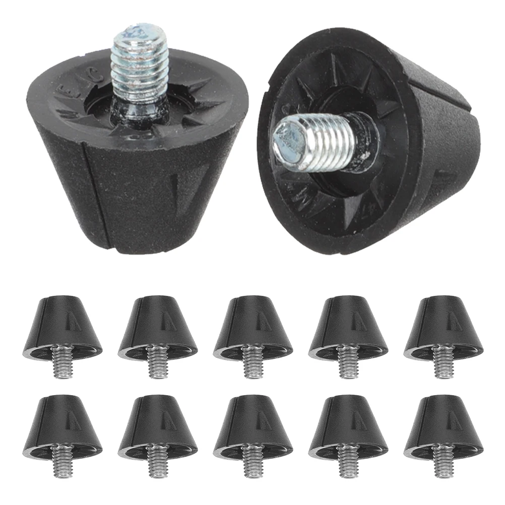 12pcs Football Spikes Cleat Replacement Black Anti-slip Studs Track Shoe Nails Nylon Construction Traction Grass Compatibility
12pcs Football Spikes Cleat Replacement Black Anti-slip Studs Track Shoe Nails Nylon Construction Traction Grass Compatibility