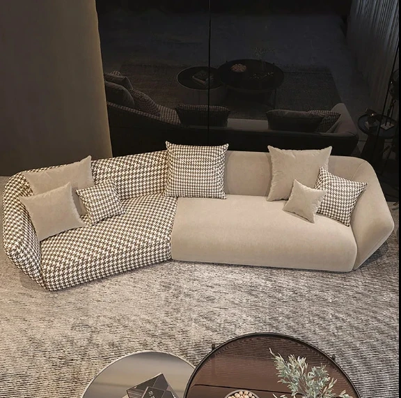 # Fabric Sofa Simple Living Room Corner Special-shaped Sofa
# Fabric Sofa Simple Living Room Corner Special-shaped Sofa